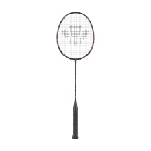 Carlton Badmintonschläger Aerospeed 100 (80g/kopflastig/mittel) dunkelgrau - besaitet -